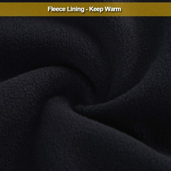 Men Black Winter Balaclava Ski Mask Fleece Windproof Thermal Face Cover Mask